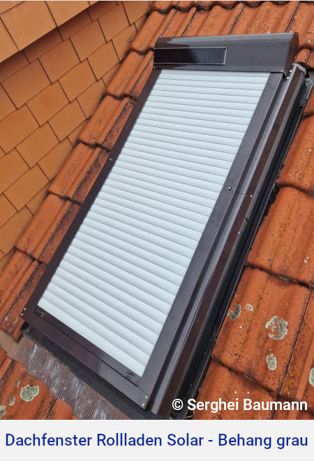 Dachfensterrollladen erneuert