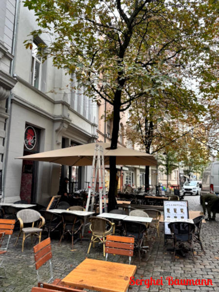 Repräsentative Aufdachmarkise Aufdachmarkise