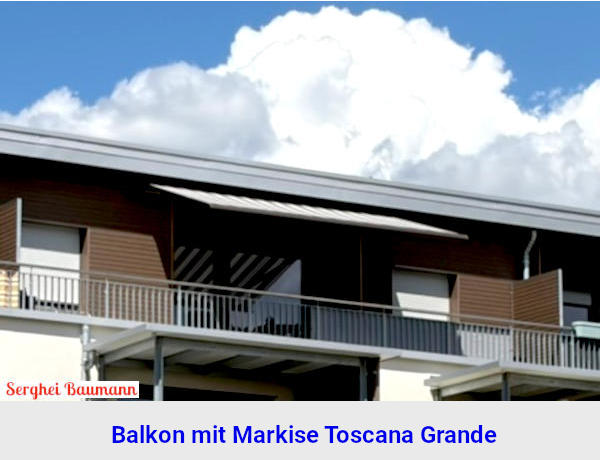 Markise Toscana-Grande mit LED