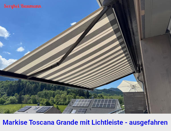 Markise Toscana-Grande mit LED